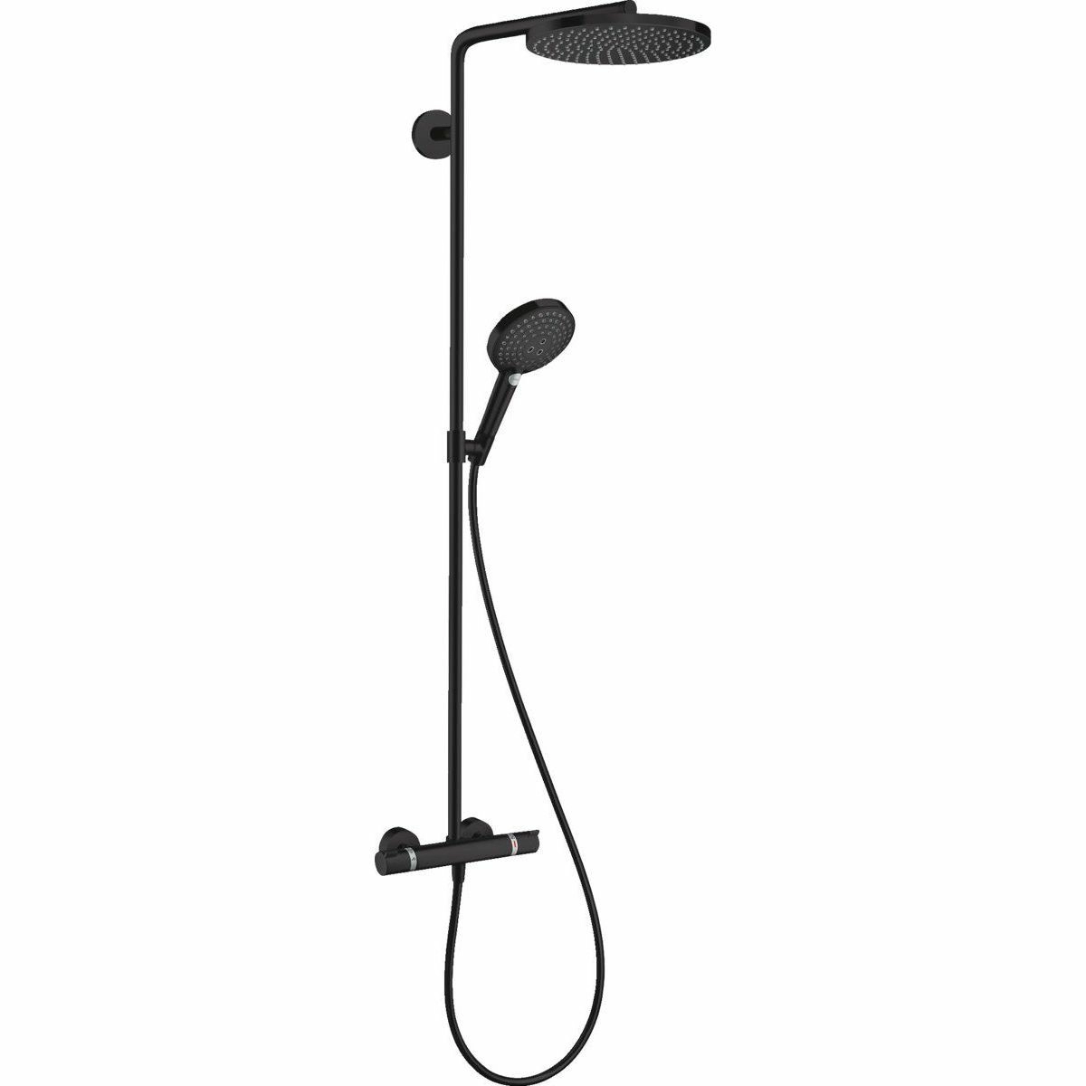 Душевая стойка со смесителем Hansgrohe Raindance S 240 PowderRain 1 jet Showerpipe, 27633670