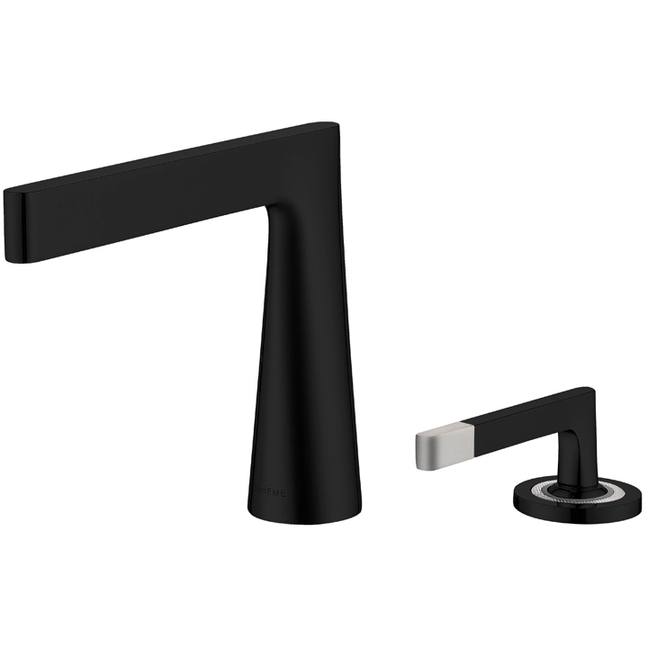 Смеситель на 2 отверстия Boheme Duo Matt Black, 161-B