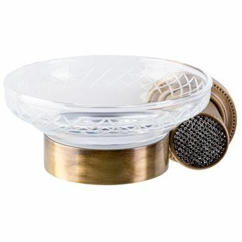 Мыльница настенная Boheme Royale Cristal Bronze, 10923-BR-B