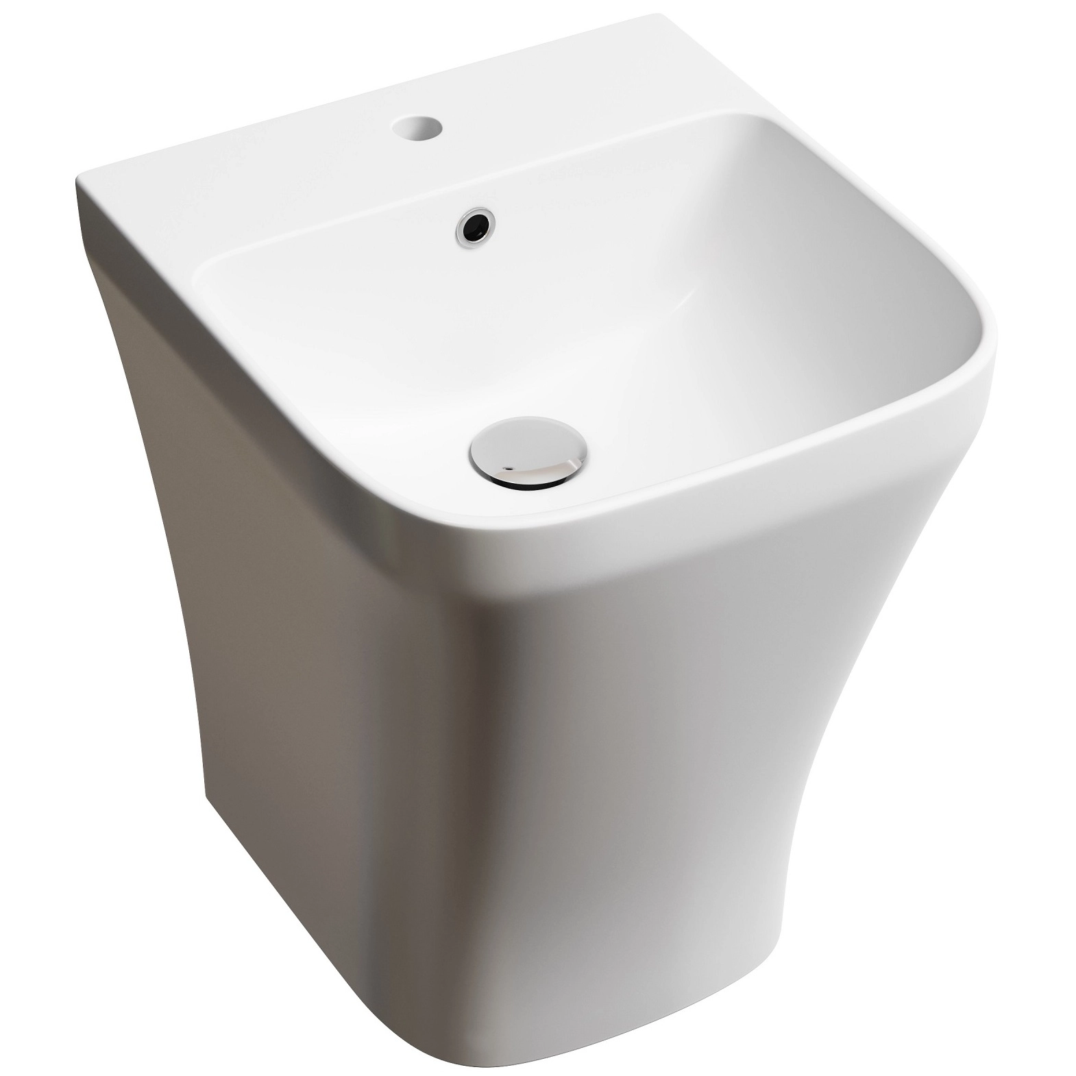 Раковин моноблок подвесная CeramicaNova Dion 36.5x40.6, CN6067