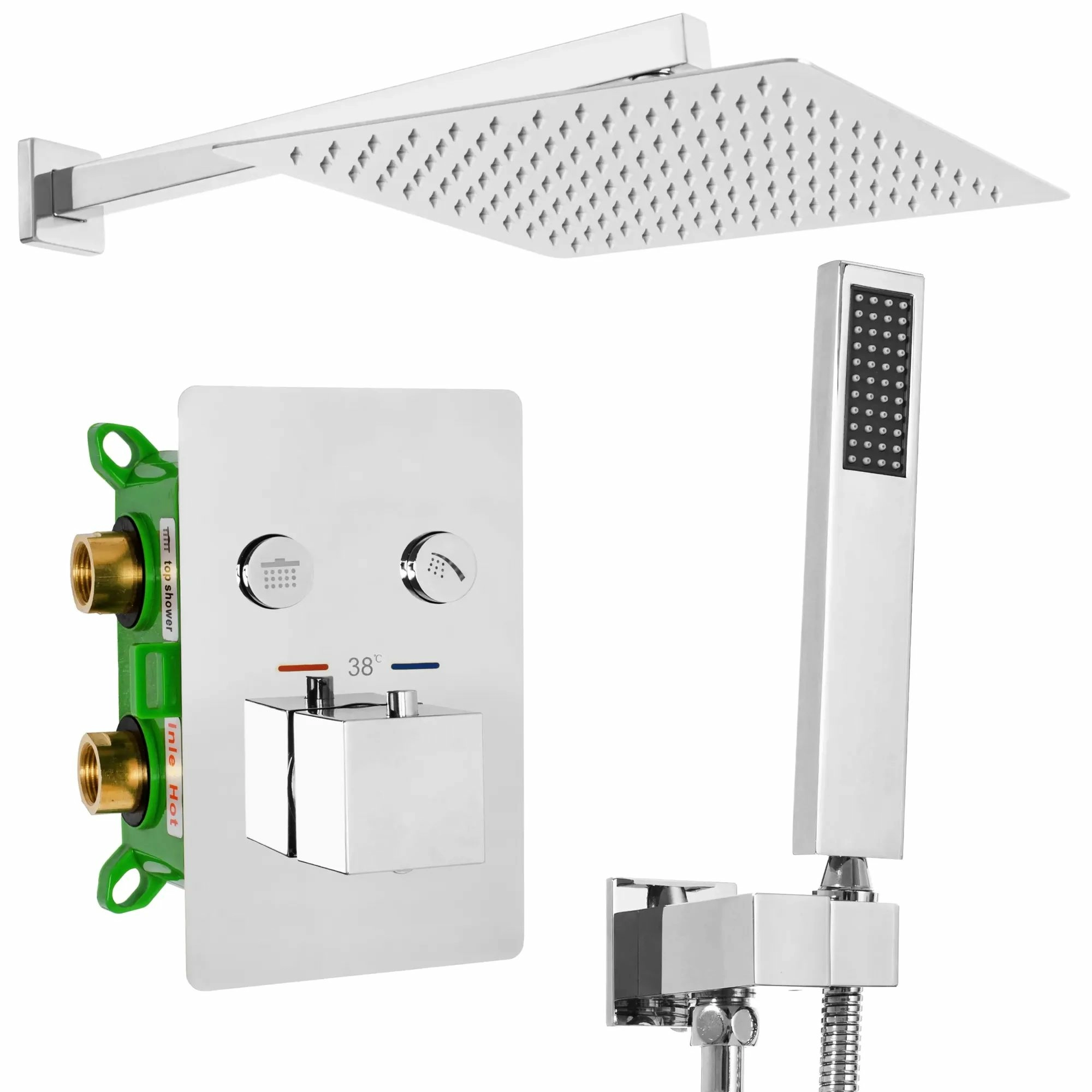Душевая система Rea Fenix Davis Termostat Chrome, REA-P6356
