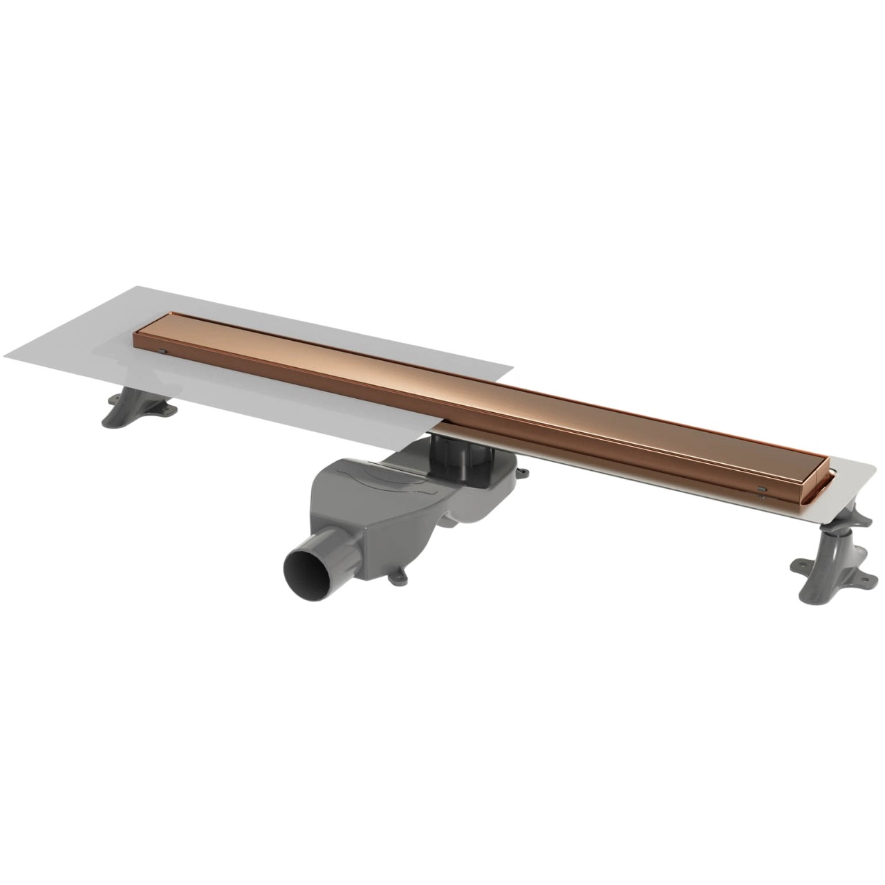 Линейный трап Boheme Premium Linear Copper Brushed 982