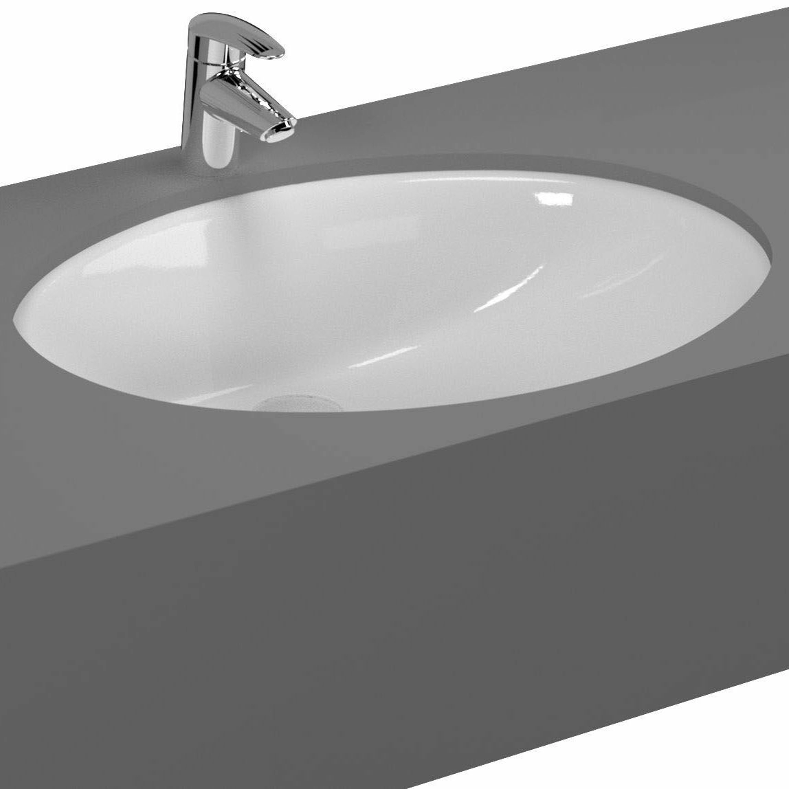 Раковина встраиваемая снизу Vitra Arkitekt 52x39, 6069B003-0012