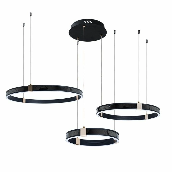 Подвесная люстра Arte Lamp Shine, A2222SP-3BK