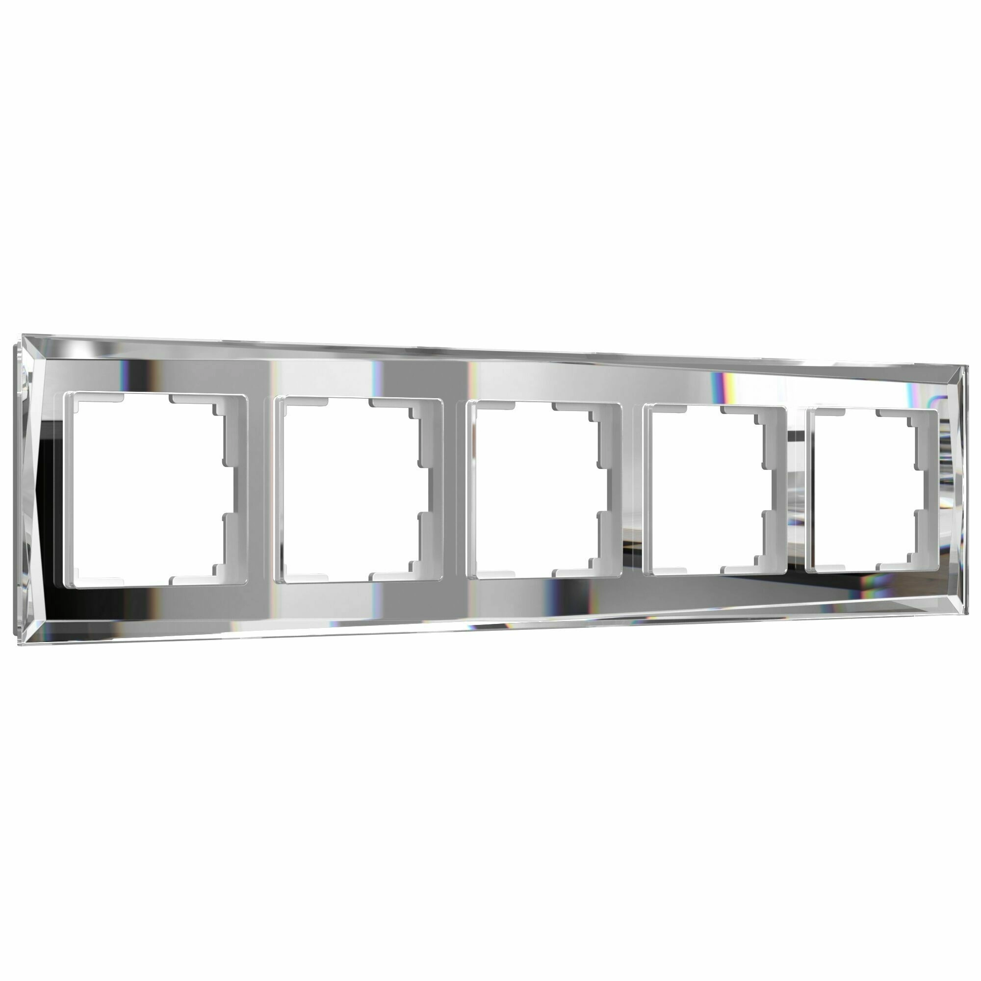 Рамка на 5 постов Werkel Diamant W0051220 (зеркальный)