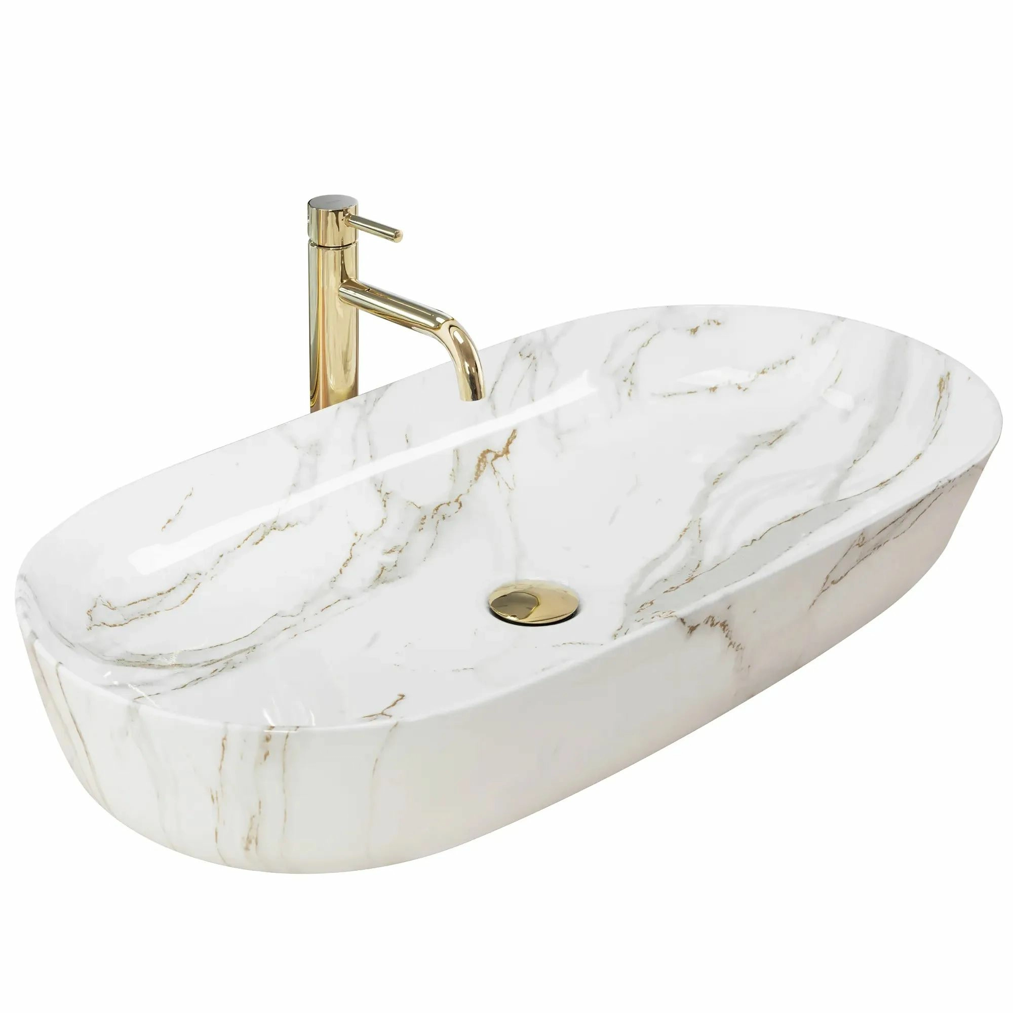 Умывальник Rea Cleo Shiny/Aiax 81x41, REA-U8404
