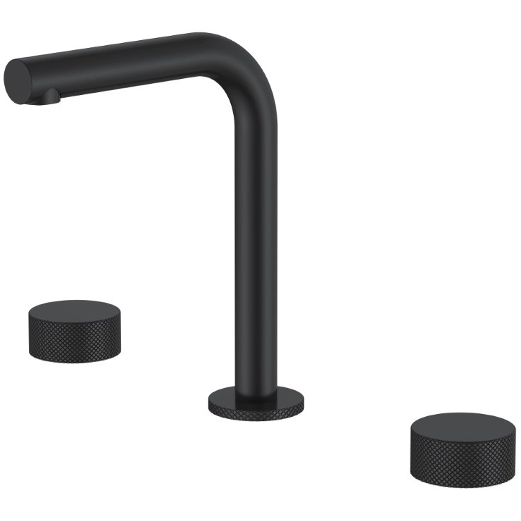 Смеситель на столешницу на 3 отверстия Boheme Stick Touch Black, 152-B.2