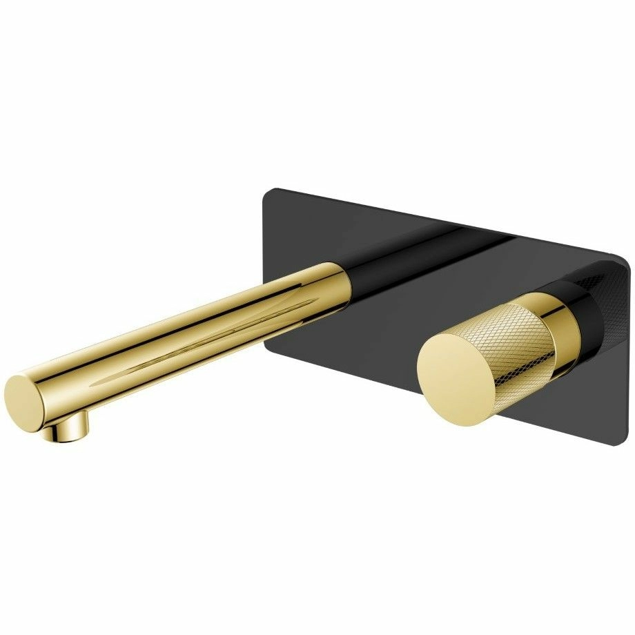 Смеситель встраиваемый Boheme Stick Touch Black/Gold, 125-BG.2