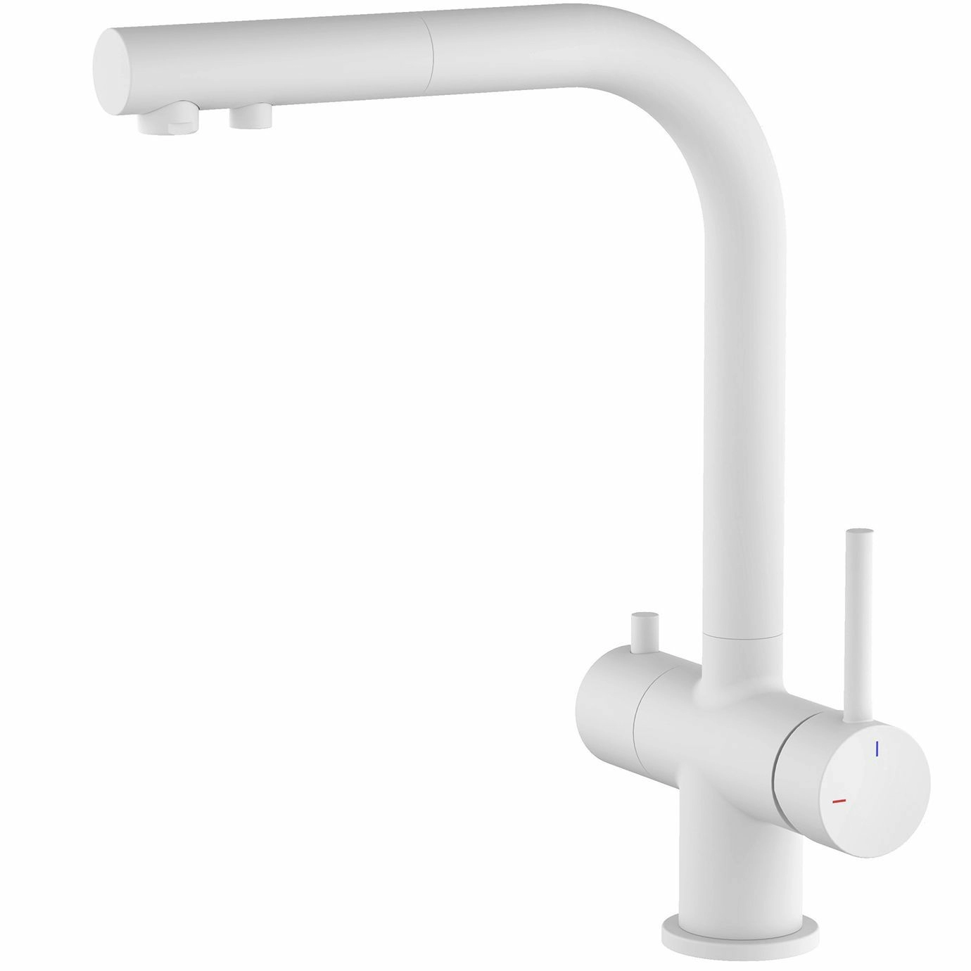 Смеситель для кухни Timo Saona Matte White, 2356/16FL