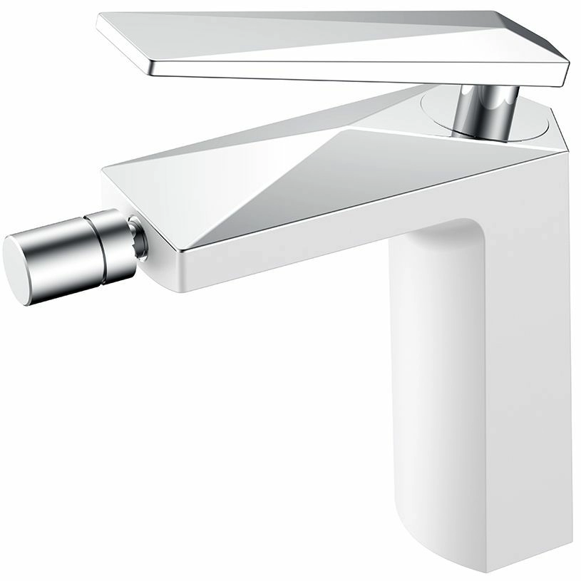 Смеситель для биде Boheme Venturo White/Chrome, 376-W