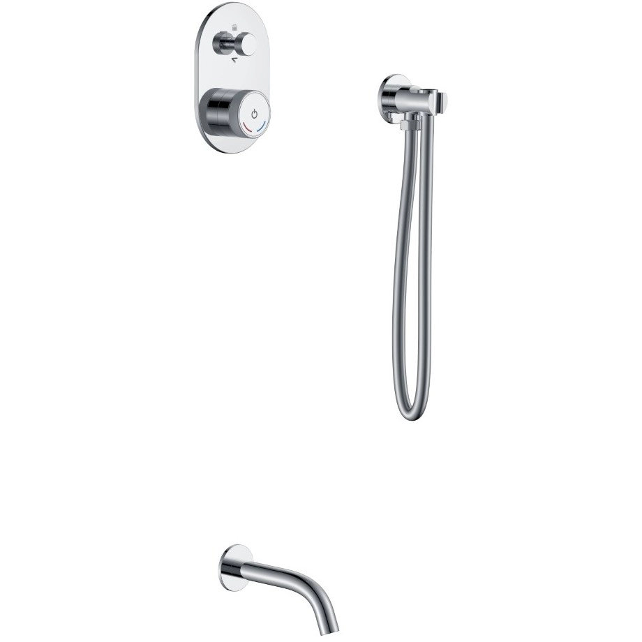 Смеситель автоматический на 3 источника Boheme Tech Chrome, 154-CR