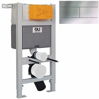 Инсталляция для унитаза OLI Expert 82 + клавиша Slim хром, 885065+659044