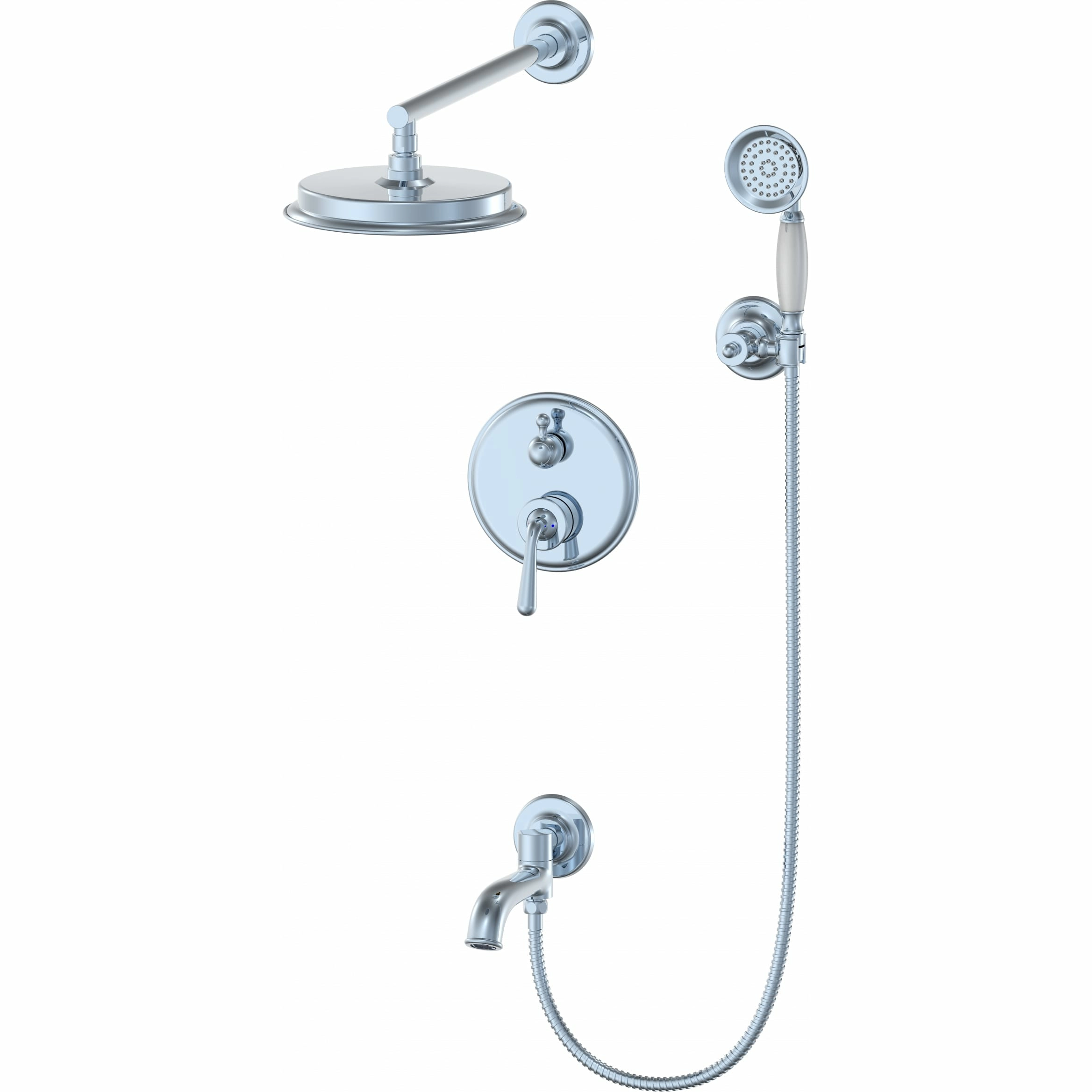 Душевая система встраиваемая Wonzon & Woghand хром, WW-88939008-CR