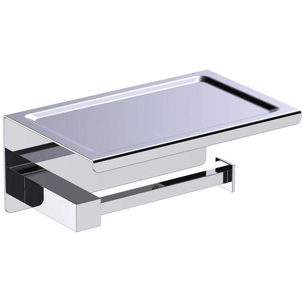 Бумагодержатель с полкой для телефона Timo Selene Chrome, 10044/00
