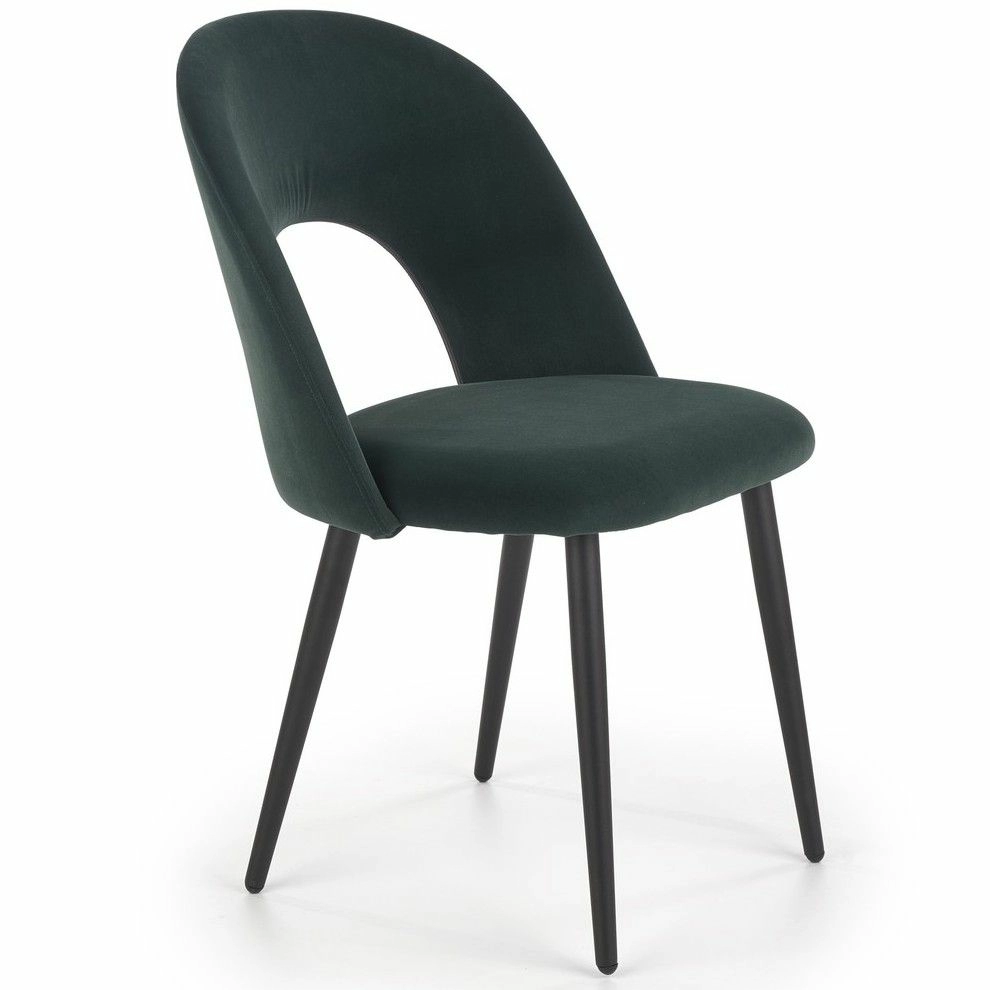 Стул Halmar K384 темно-зеленый/черный, V-CH-K/384-KR-C.ZIELONY