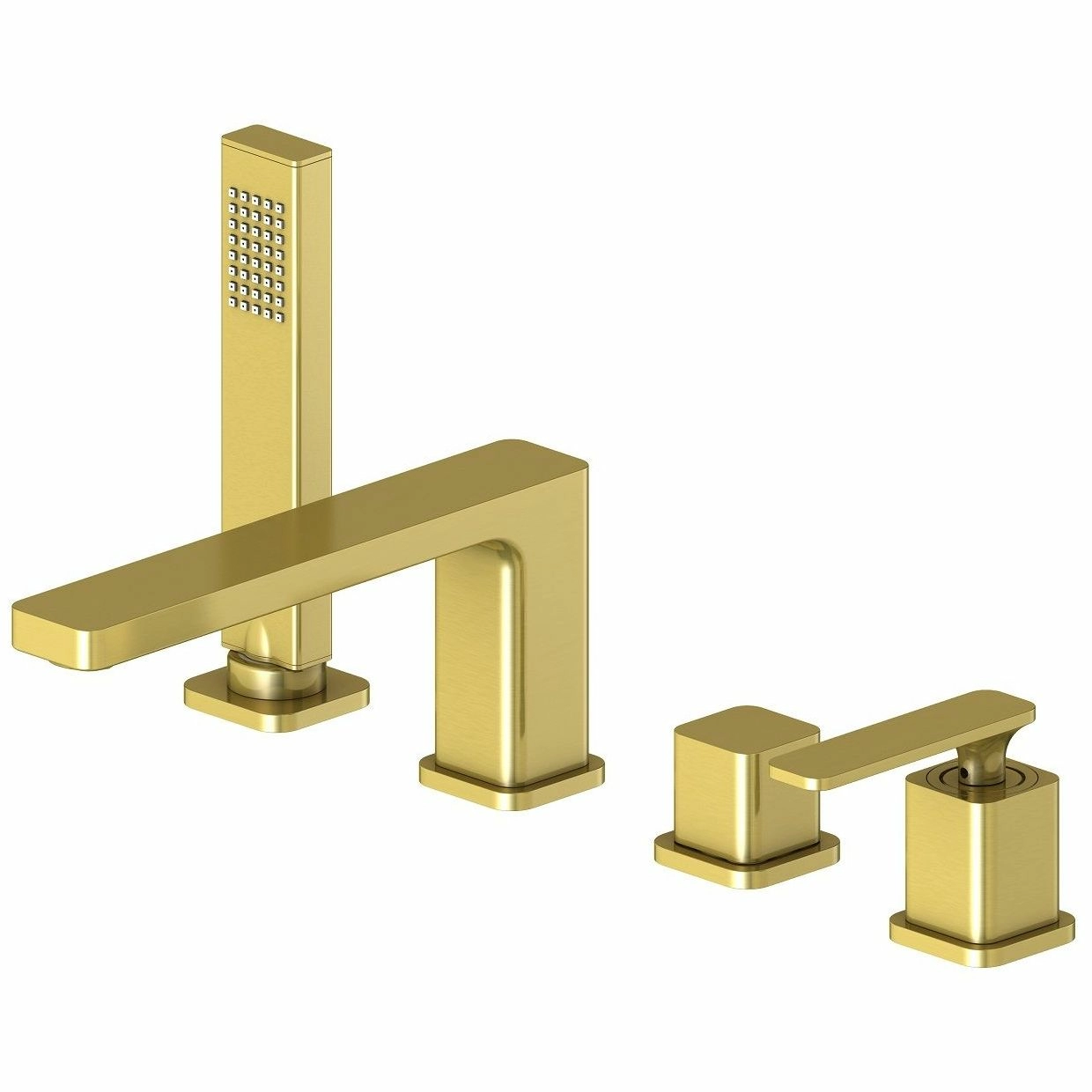 Смеситель для ванны с душем врезной Timo Torne Brushed Gold, 4330/17Y