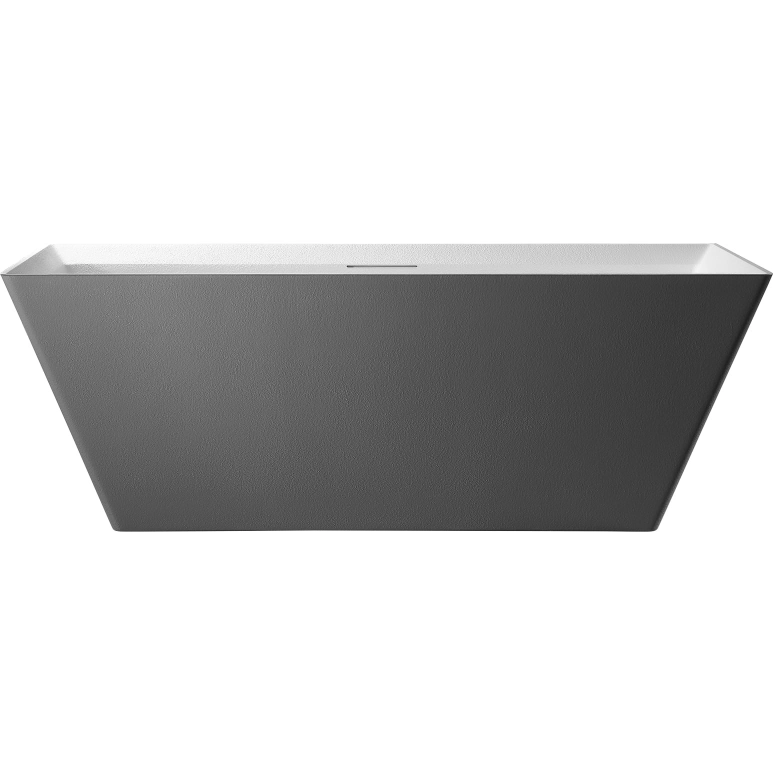 Ванна из искусственного камня Altrobagno Франческа (Francesca) 170x75, ALTROBAGNOFrancesca090105CementGrey&White