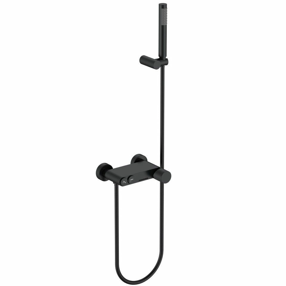 Смеситель для ванны Boheme Stick Spirale Black, 123-BB.4