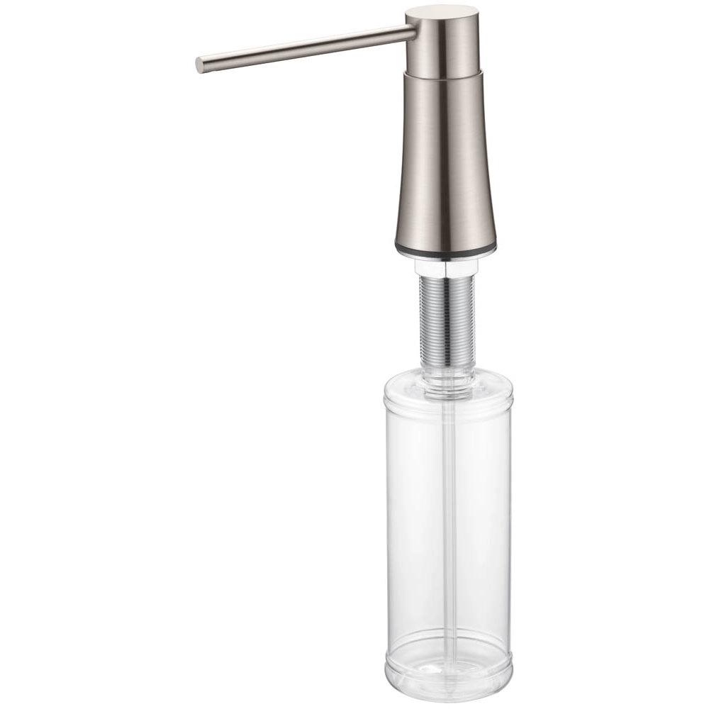 Диспенсер для мыла встраиваемый Boheme Uno Nikel Brush, 630-NB