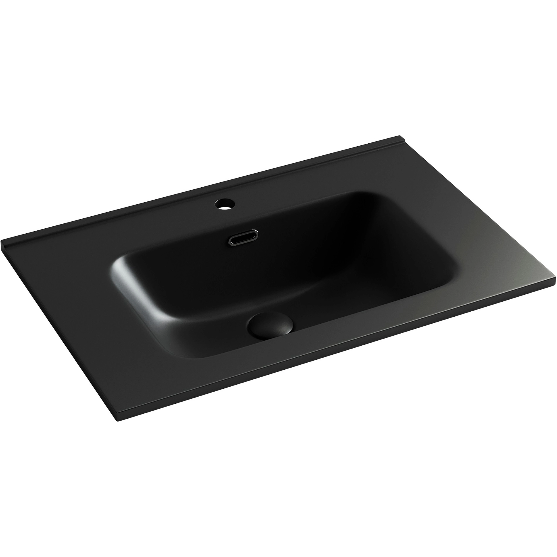 Умывальник накладной прямоугольный CeramicaNova Element 71x46.5, CN7007MB