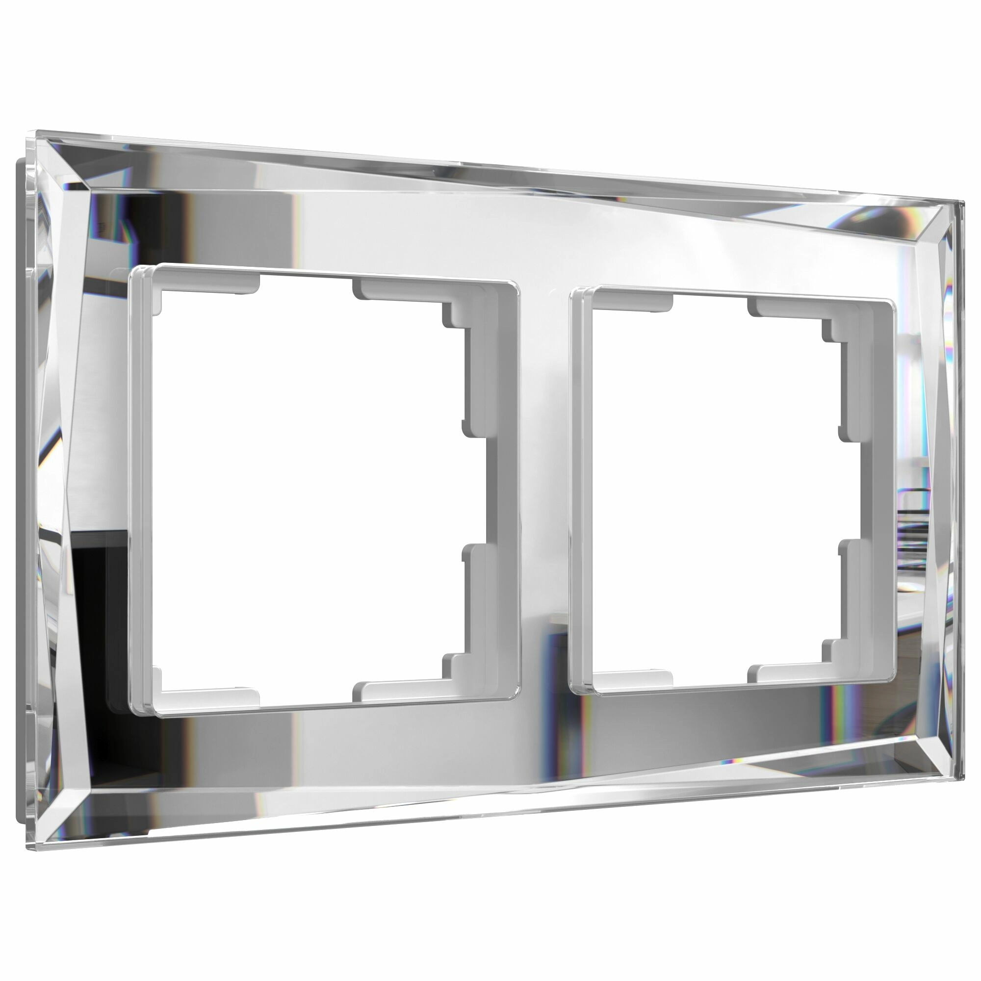 Рамка на 2 поста Werkel Diamant W0021220 (зеркальный)