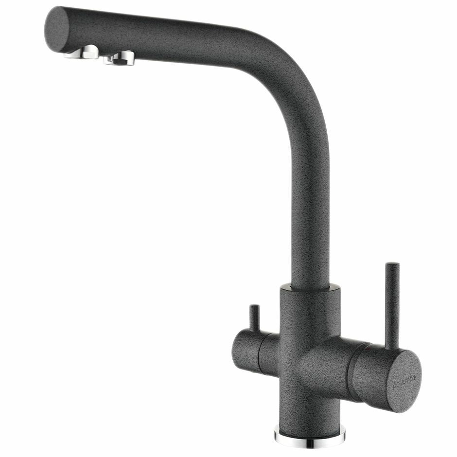 Смеситель для кухни Paulmark Essen графит, Es213011-DG