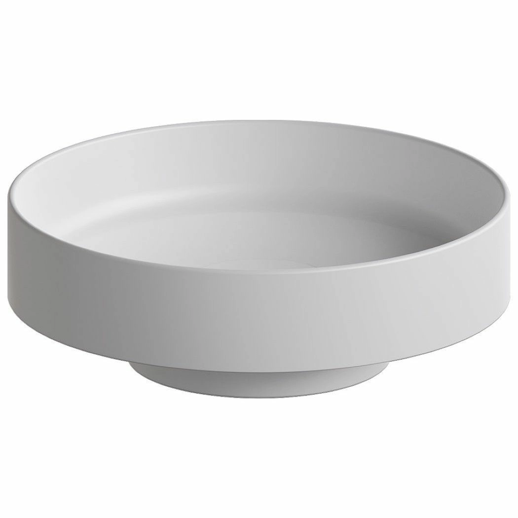 Раковина накладная Boheme Corian 40x40 Matt White, 801-MW