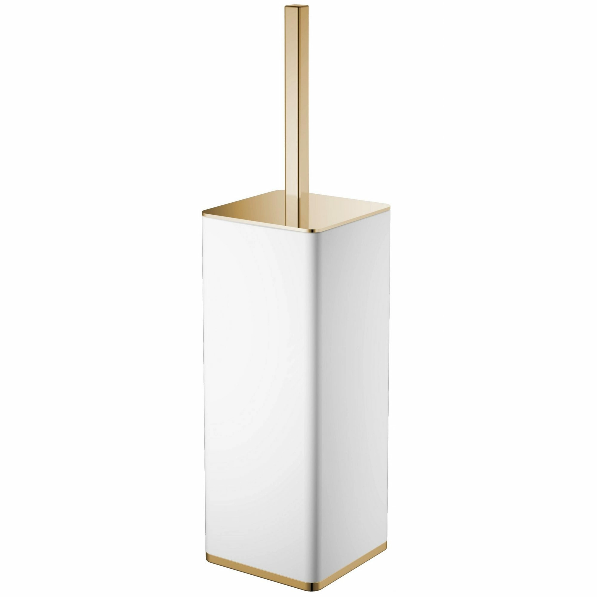 Ершик напольный Boheme Qubic White/Gold, 10949-W-G