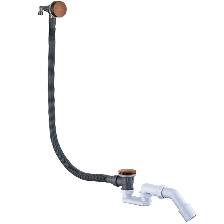 Слив-перелив для ванной Boheme Copper Brushed, 631-CB