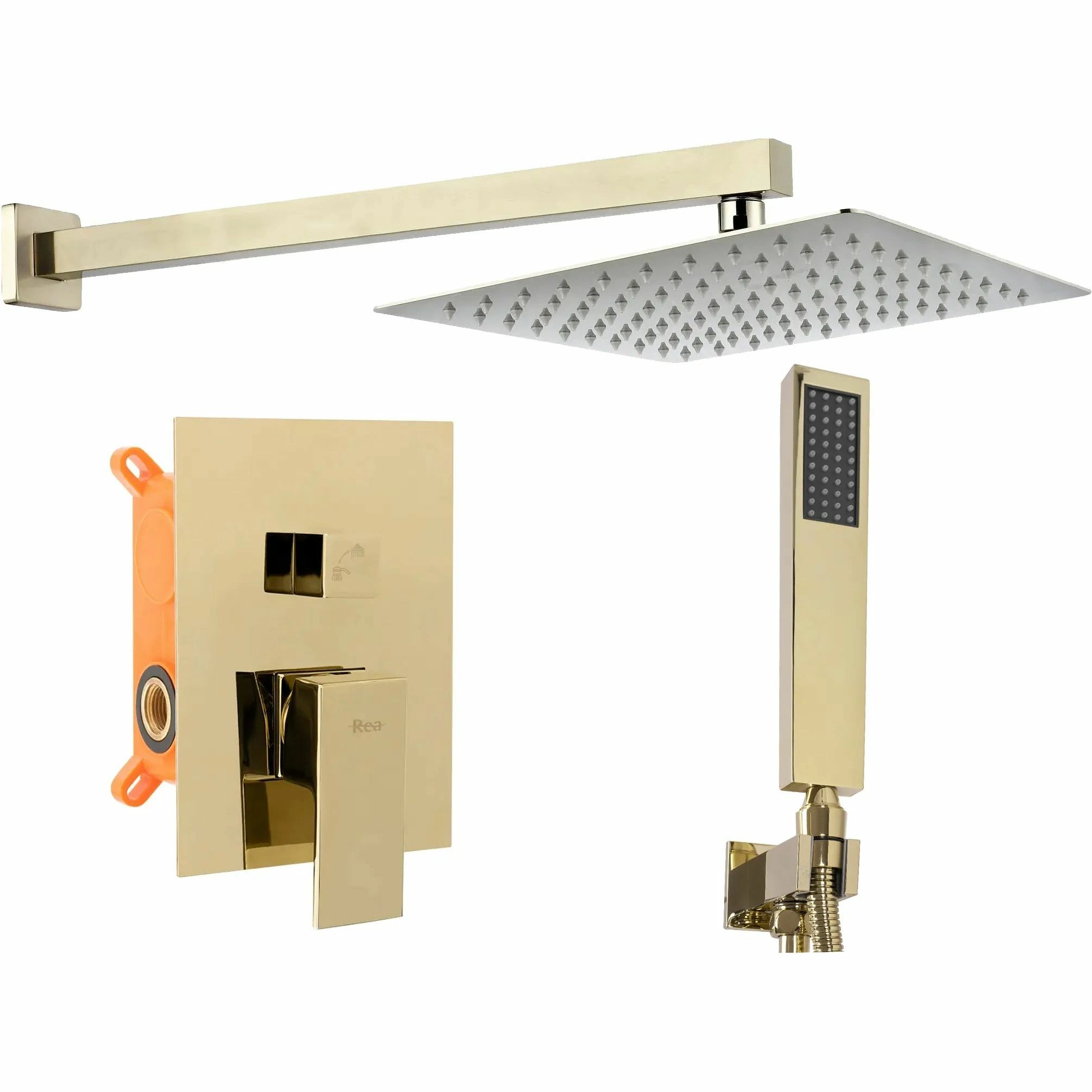 Душевая система Rea Fenix L.Gold, REA-P8401