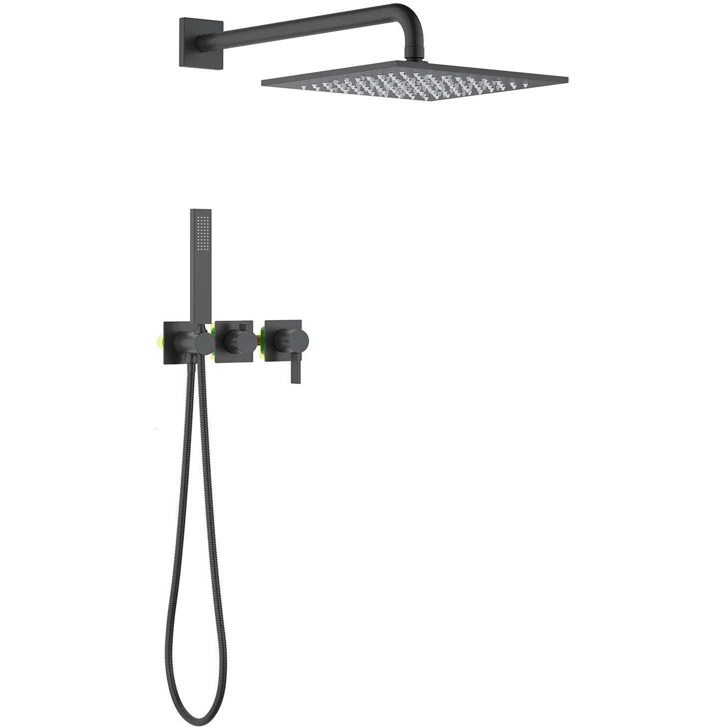 Душевая система встроенная Timo Caisa Black, SX-9069/03SM
