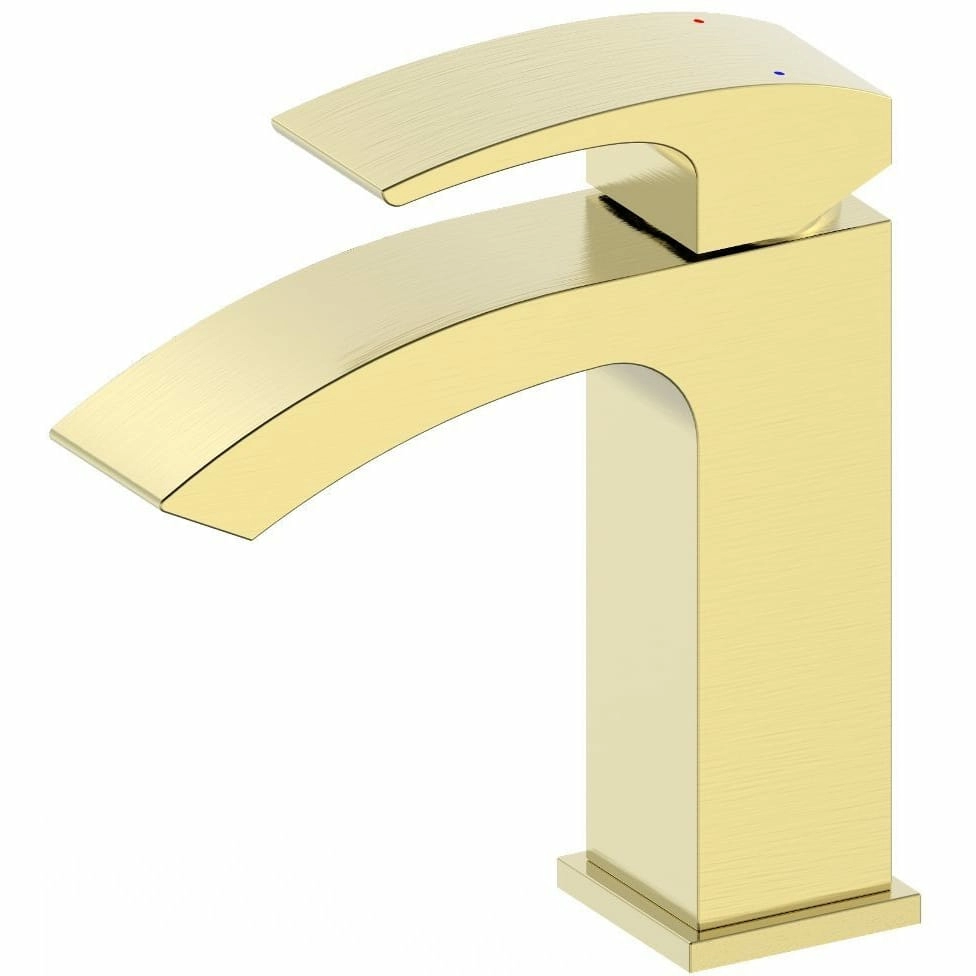 Смеситель для раковины Wonzon & Woghand брашированное золото, WW-88139009-BG