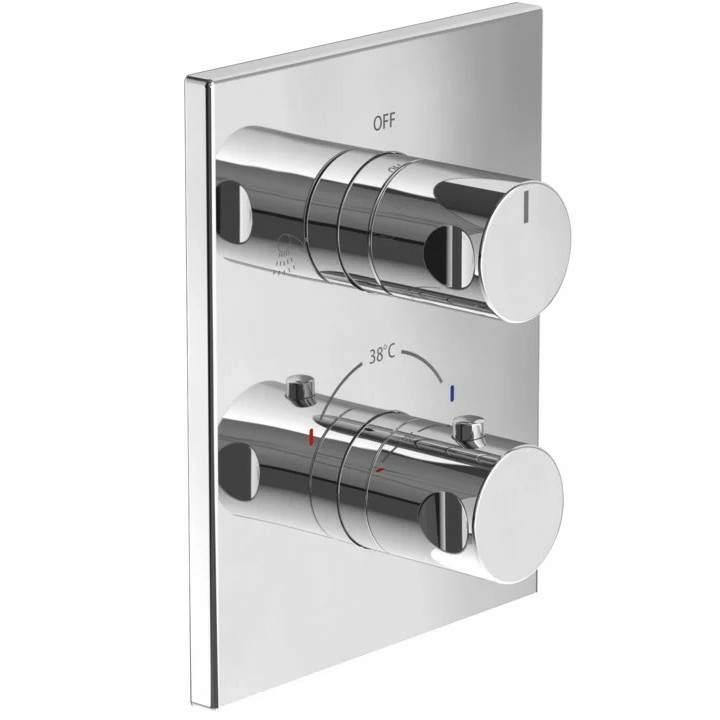 Термостат скрытого монтажа для душа Villeroy & Boch, 2 потребителя, TVD00065300061