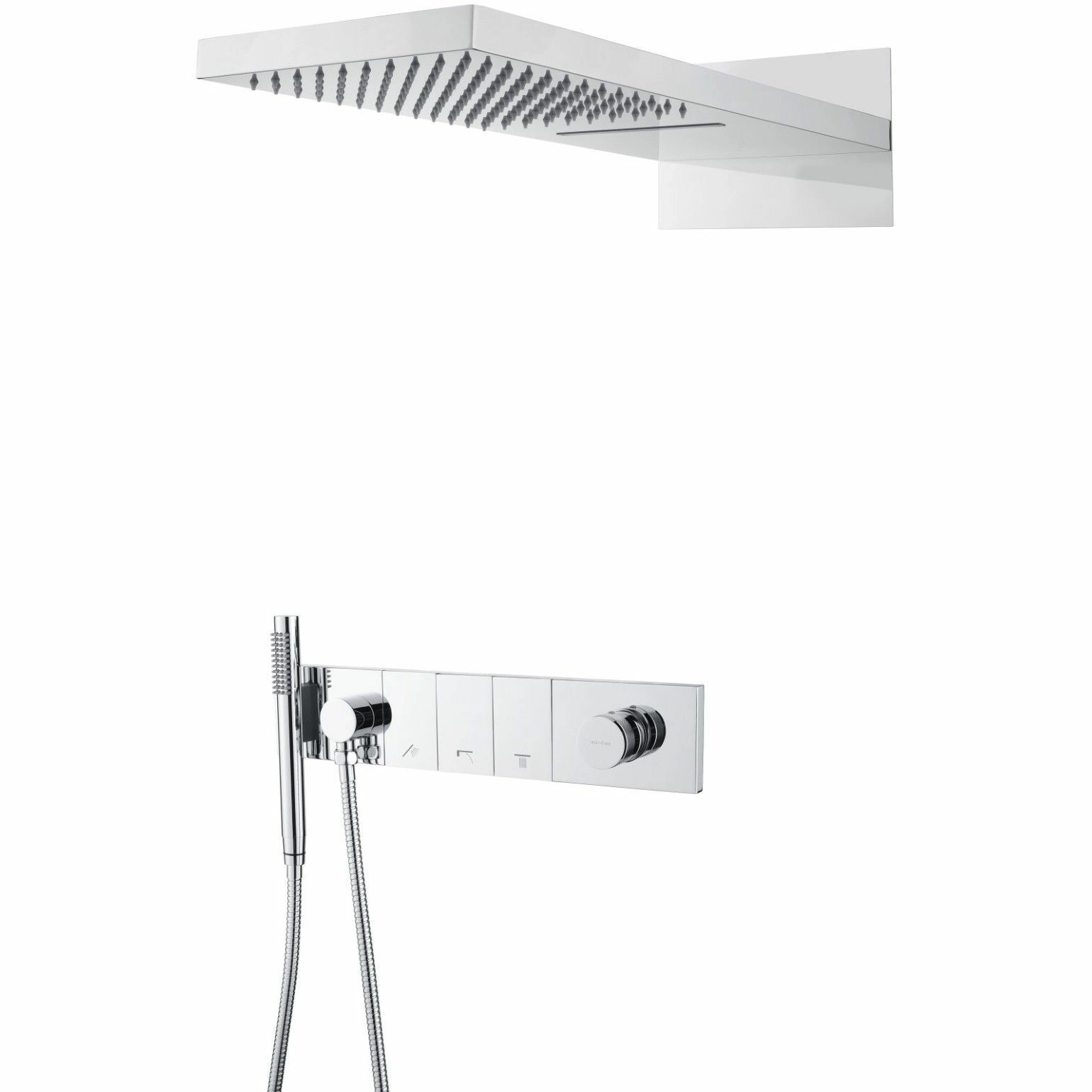Встроенная душевая система Boheme Zodiac Chrome, 132-CR