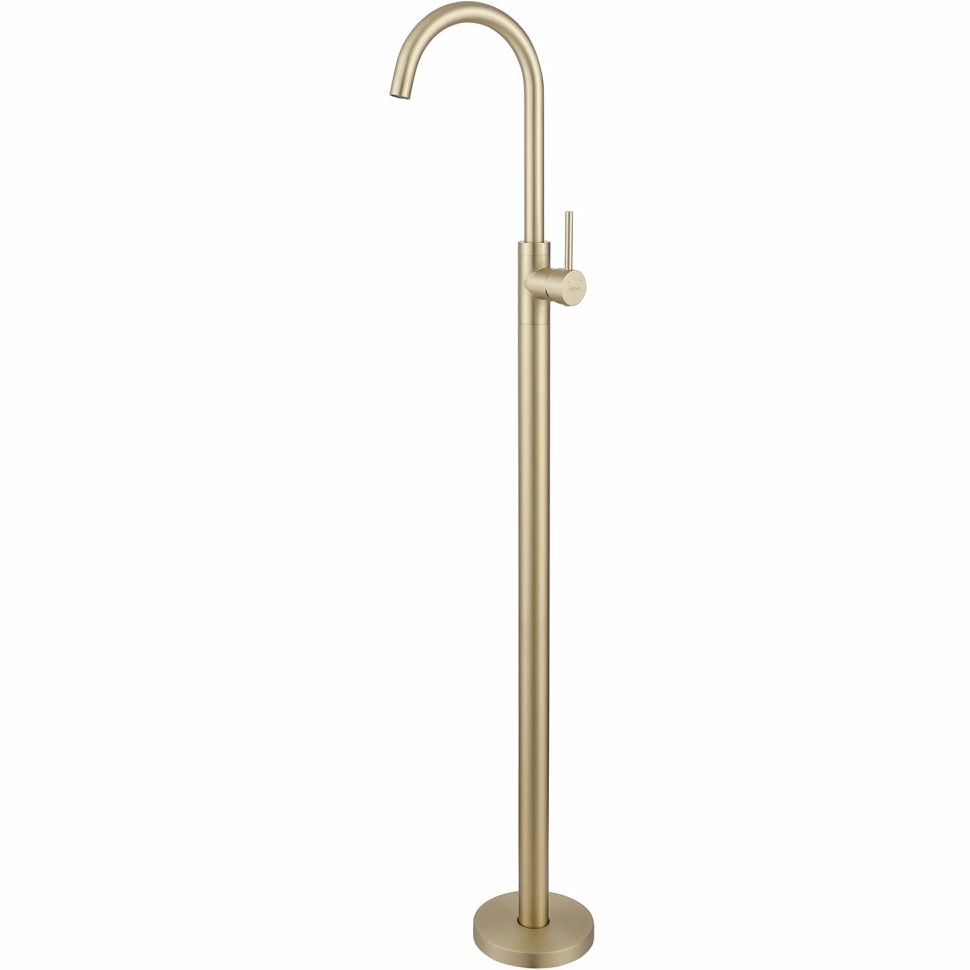 Смеситель напольный для раковины Abber Wasser Kreis золото матовое, AF8141G