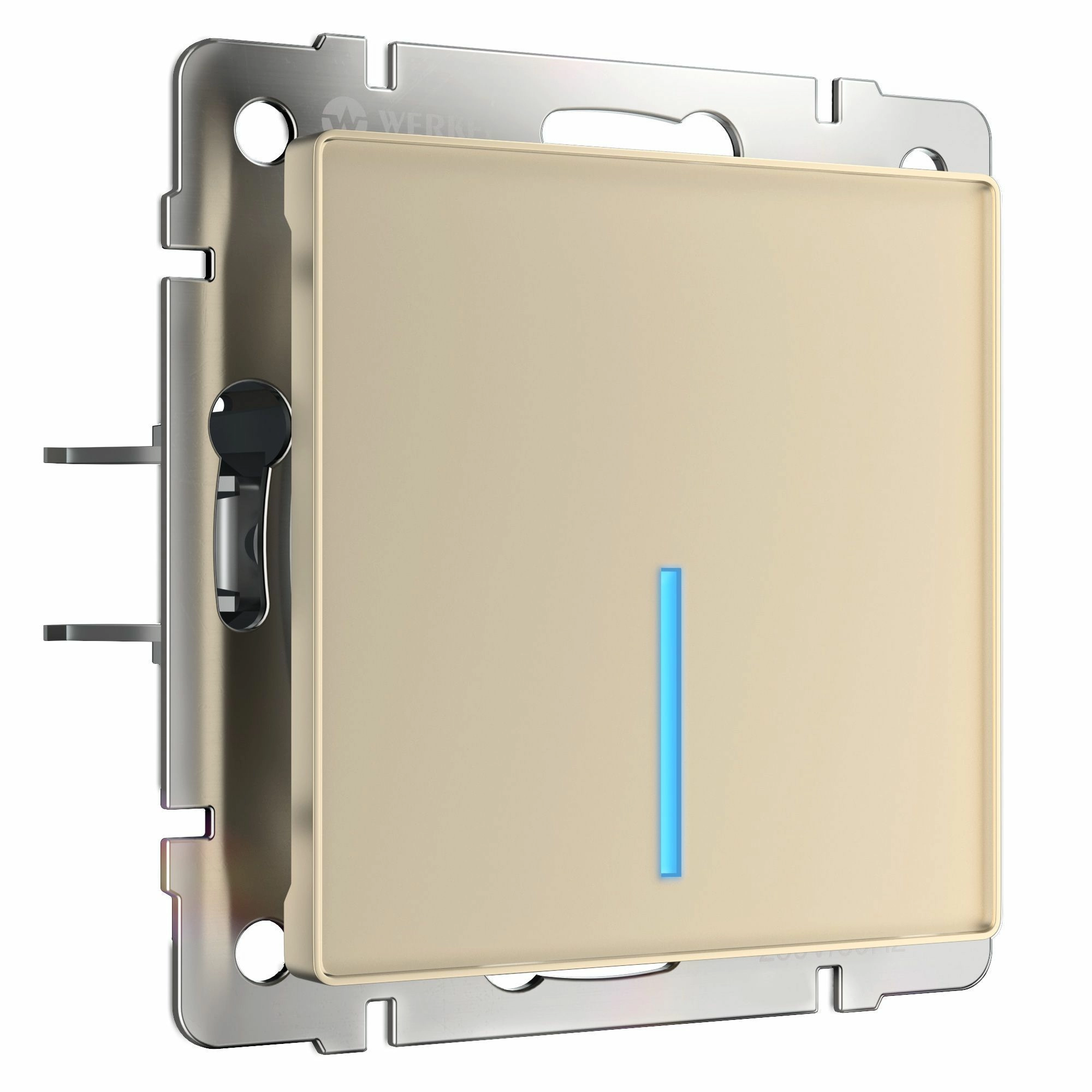 Сенсорный выключатель одноклавишный с Wi-Fi Werkel W4510611 (шампань)