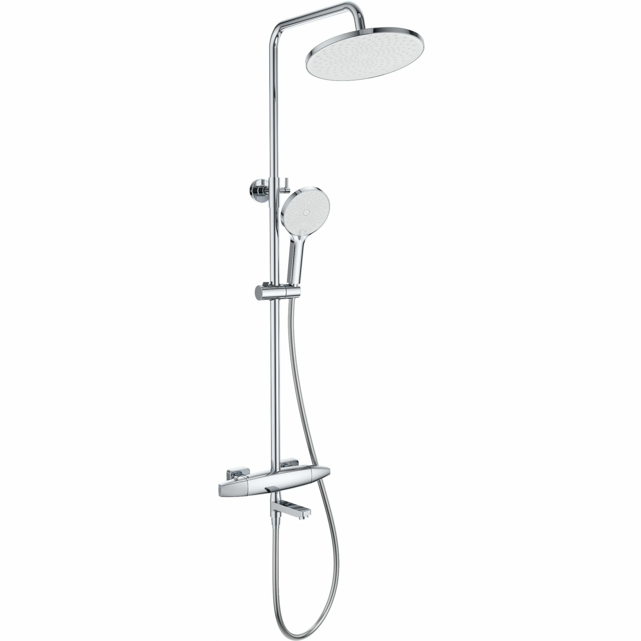 Душевая система с термостатом Wonzon & Woghand хром, WW-B3035-A2-CR