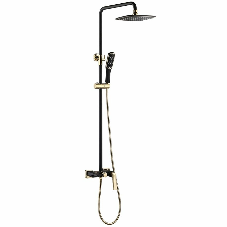 Стойка для душа Boheme Venturo Black/Gold, 388-B