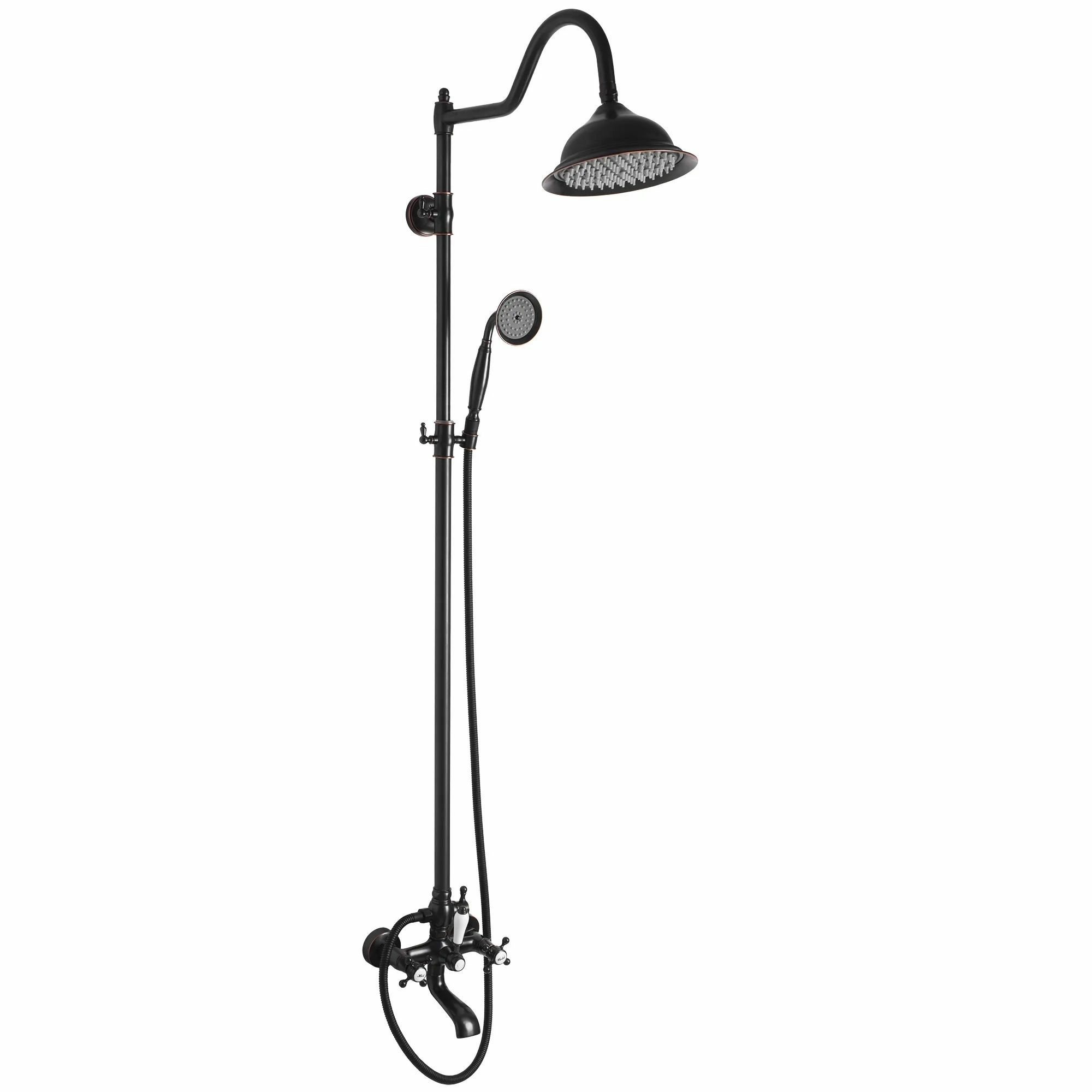 Душевая система Rea Bergamo Old Black, REA-P5001