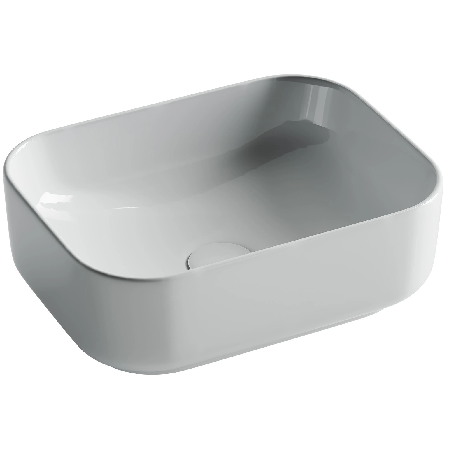 Умывальник чаша накладная прямоугольная CeramicaNova Element 40x30.5, CN5042