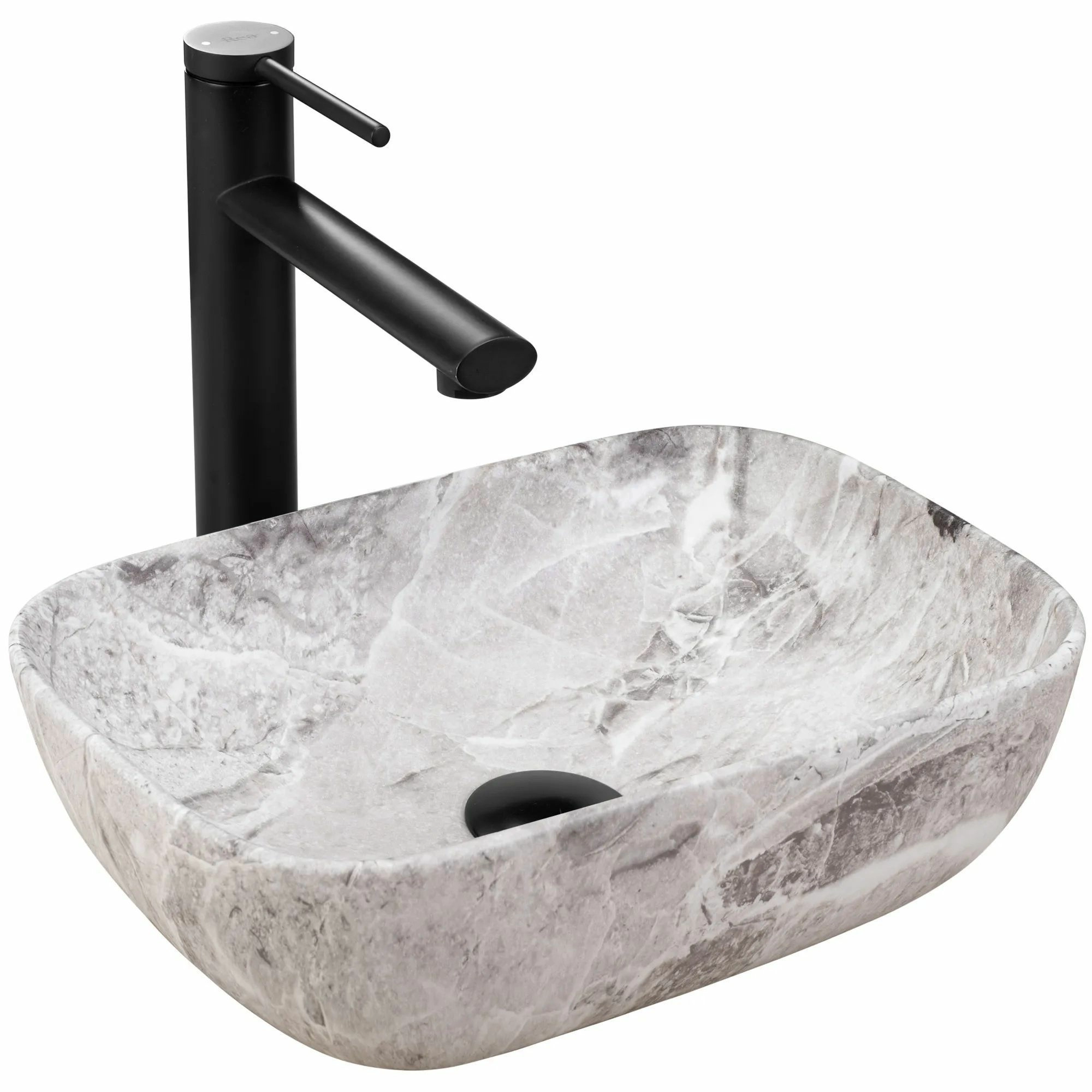 Умывальник Rea Belinda Mini Stone Matt 36x25, REA-U3321