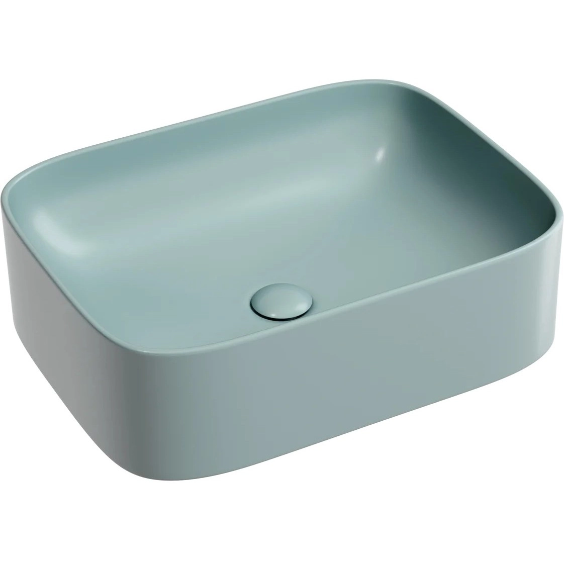Умывальник чаша накладная прямоугольная CeramicaNova Element 50.5x38.5, CN6052MLG