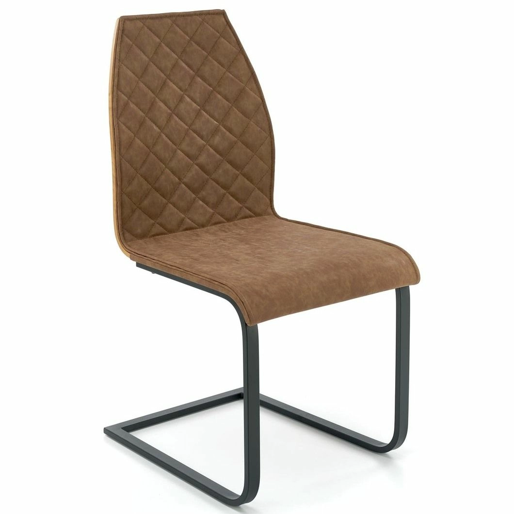 Стул Halmar K265 коричневый/дуб медовый, V-CH-K/265-KR
