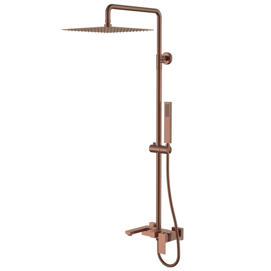 Стойка для душа Boheme Qubic Bronze Brushed, 478-BRB