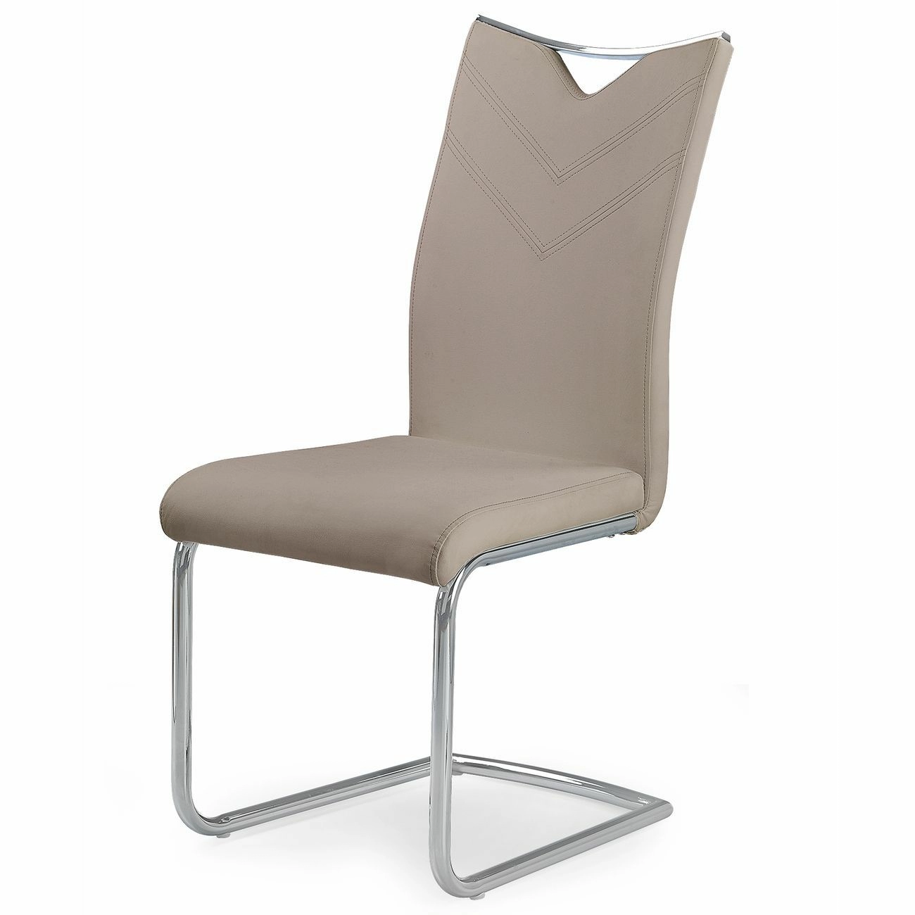 Стул Halmar K224 капучино/хром, V-CH-K/224-KR-CAPPUCCINO