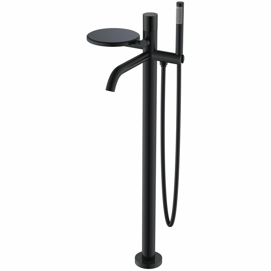 Напольный смеситель для ванны Boheme Stick Touch Black, 129-BB.2
