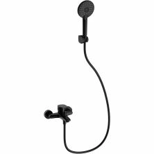 Смеситель для ванны с душем Wonzon & Woghand черный матовый, WW-A30891-MB