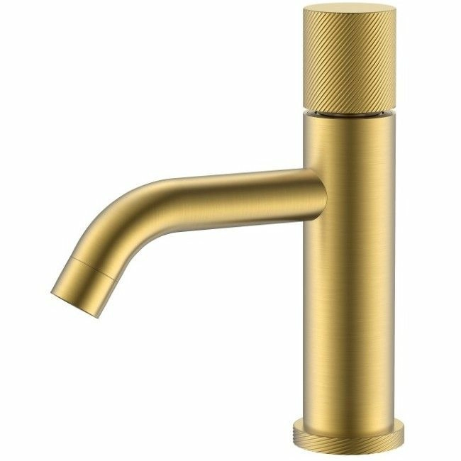 Смеситель для умывальника Boheme Stick Spirale Matt Gold, 121-MG.4