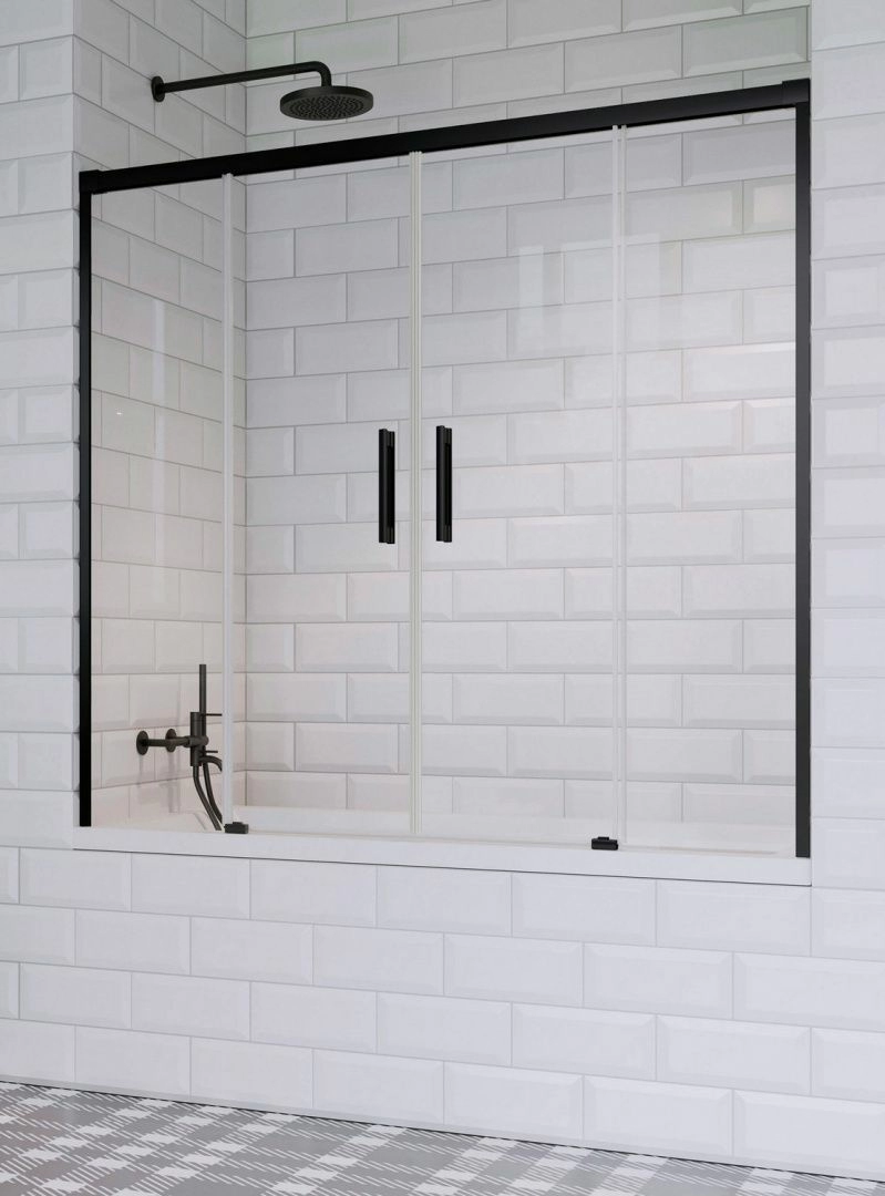 Шторка для ванны Radaway Idea Black PN DWD