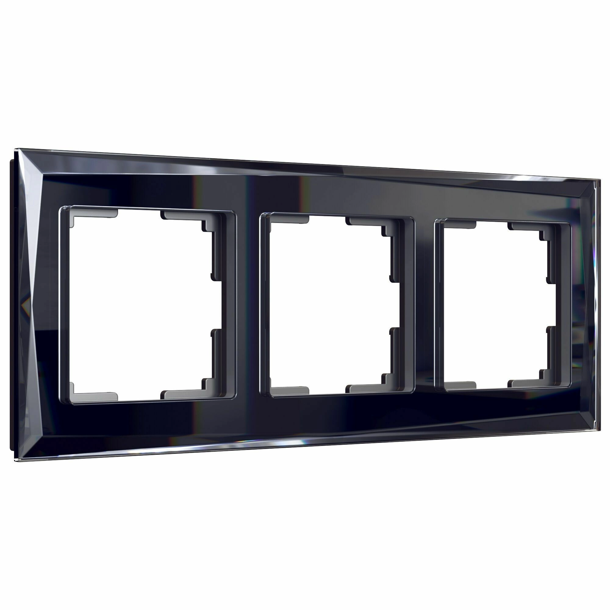 Рамка на 3 поста Werkel Diamant W0031208 (черный)